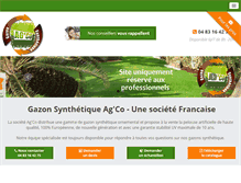 Tablet Screenshot of gazon-synthetique-agco.fr